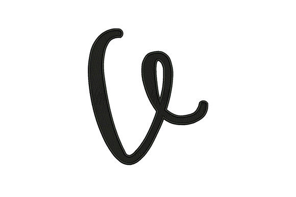 Alphabet V: Clean, Versatile Embroidery for Small Business Branding