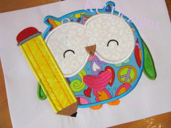 Owl with Pencil