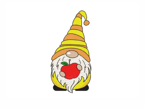 School Gnome: A Craft Fair-Ready Embroidery Design